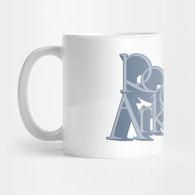 Rogers Arkansas Retro Type by rt-shirts